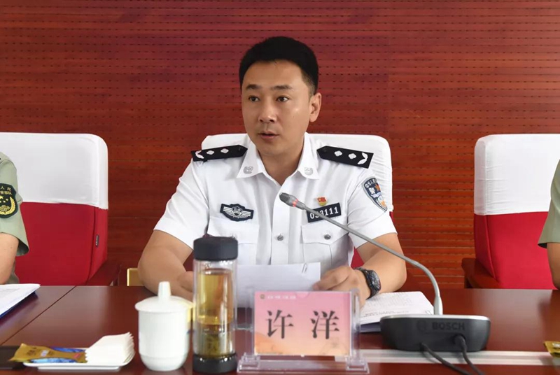 队长张琪,参谋长吴勇军,州人民政府副州长,州公安局党委书记,局长许洋